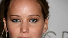 Woman close-up Actress blondes jennifer lawrence
