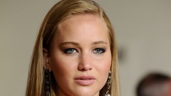 Woman close-up Actress blondes jennifer lawrence