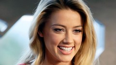 Woman close-up Actress blondes smiling amber heard