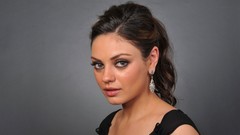 Woman close-up Actress brunettes mila kunis portraits