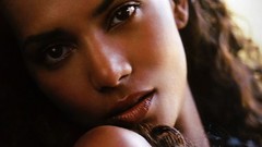 Woman close-up black people