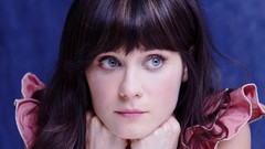 Woman close-up blue eyes