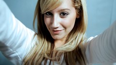 Woman close-up Celebrity ashley tisdale blondes smiling