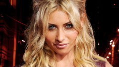 Woman close-up Celebrity blondes gray eyes portraits alyson 