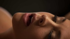 Woman close-up closed eyes brunettes pornstars Chanel Preston