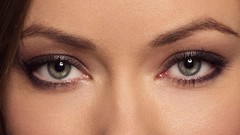 Woman close-up eyes Actress
