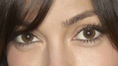 Woman close-up eyes Actress