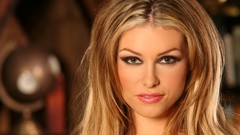 Woman close-up eyes Heather