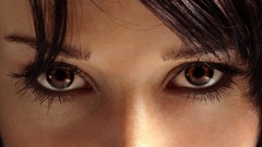 Woman close-up eyes Jem