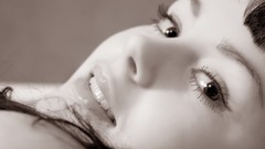 Woman close-up faces