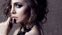 Woman close-up faces