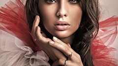 Woman close-up faces