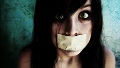 Woman close-up faces