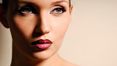 Woman close-up faces