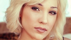 Woman close-up faces blondes