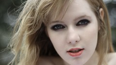 Woman close-up faces blondes