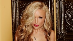 Woman close-up faces blondes Kayden Kross