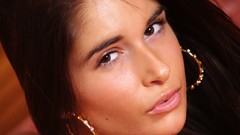 Woman close-up faces brown eyes brunettes Nessa Devil