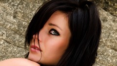 Woman close-up faces brunettes Ann Angel