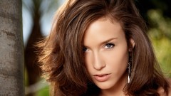 Woman close-up faces brunettes malena morgan