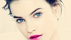 Woman close-up faces brunettes models barbara palvin