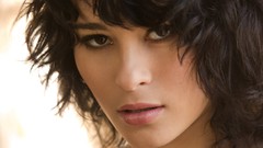 Woman close-up faces brunettes Raven Rockette