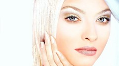 Woman close-up faces fashion photography