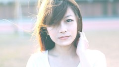 Woman close-up faces models