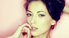 Woman close-up faces models anna sbitnaya ukrainian