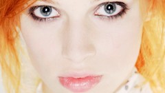 Woman close-up faces models redheads