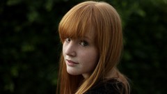 Woman close-up faces redheads