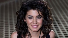 Woman close-up faces smiling long hair brown eyes brunettes 