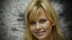 Woman close-up faces South