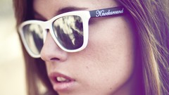 Woman close-up glasses faces garrett meyers