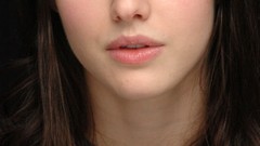Woman close-up Hollywood Actress brunettes models photo shoot 