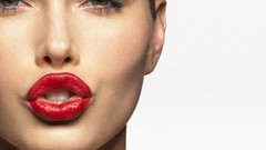 Woman close-up Jessica Biel models