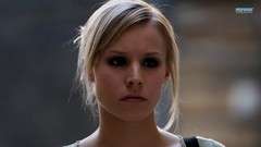 Woman close-up Kristen Bell Actress blondes