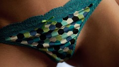 Woman close-up lingerie brunettes Amber Sym