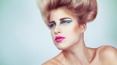 Woman close-up models