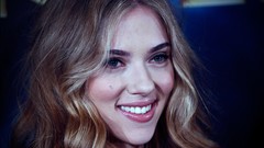 Woman close-up Scarlett Johansson