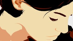 Woman close-up vectors