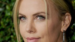Woman close-up young faces charlize theron