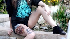 Woman Clothing tattoos models