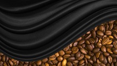 Woman Coffee Beans