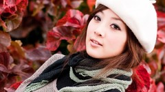 Woman colors brunettes Mikako Zhang Kaijie