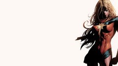 Woman comics blondes artwork marvel comics Ms. Marvel