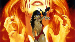 Woman comics Vampirella artwork