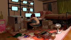 Woman Computers nerd