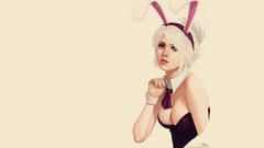 Woman corset artwork video games Simple Background