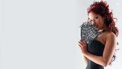 Woman corset redheads Bianca Beauchamp Eyefinity